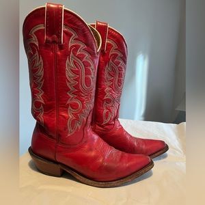 Red Nocona cowgirl boots size 6.5